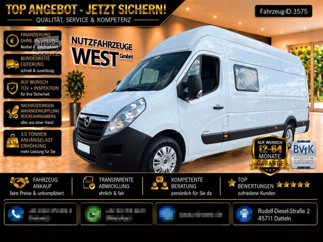 Dodávka s vysokou strechou OPEL Movano Maxi XXL Hoch+Lang*L4-H3*Garantie*