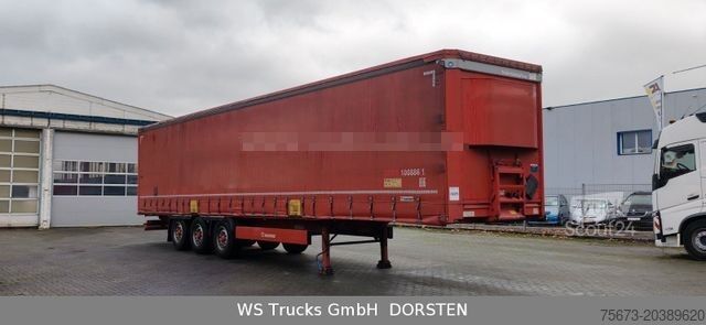 Auflieger mit Pritsche & Plane KRONE SDP 27 Paper Liner , BPW , XL Code