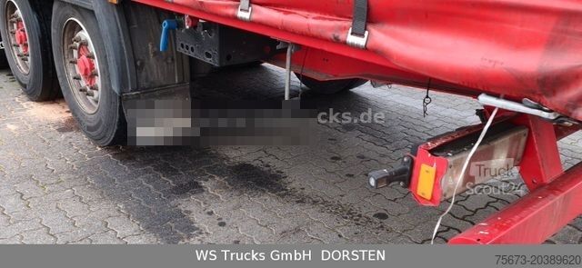 Auflieger mit Pritsche & Plane KRONE SDP 27 Paper Liner , BPW , XL Code