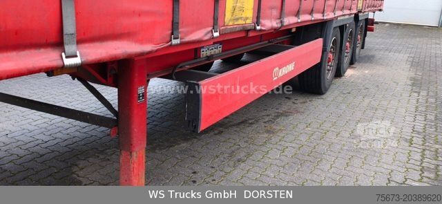 Auflieger mit Pritsche & Plane KRONE SDP 27 Paper Liner , BPW , XL Code