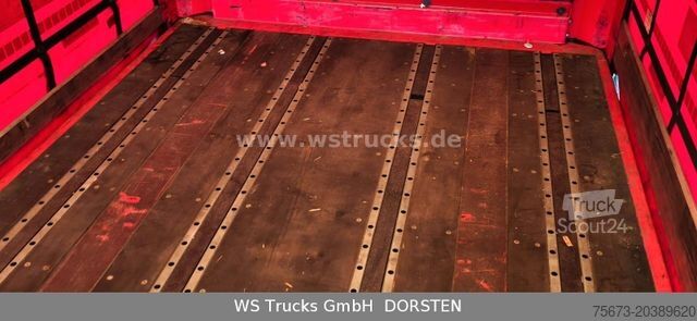 Auflieger mit Pritsche & Plane KRONE SDP 27 Paper Liner , BPW , XL Code