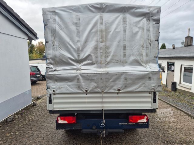 Schuifzeil bestelwagen MERCEDES-BENZ Sprinter Pritsche/Plane 211/214 CDI WORKER*AHK*