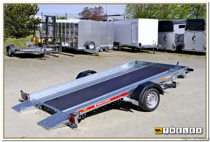 Tilhenger for biltransport TEMA Car Flat 3518U 1800 kg Einachser