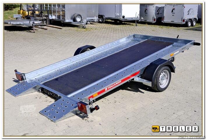 Tilhenger for biltransport TEMA Car Flat 3518U 1800 kg Einachser