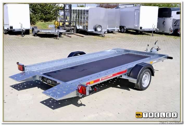 Tilhenger for biltransport TEMA Car Flat 3518U 1800 kg Einachser
