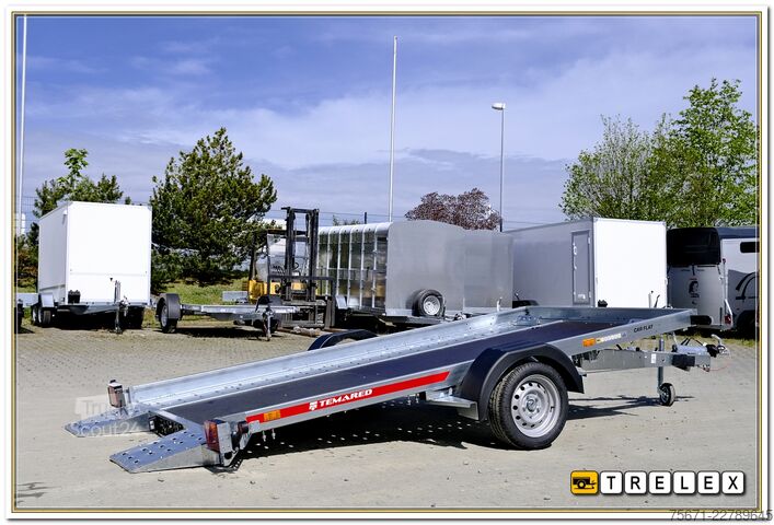 Tilhenger for biltransport TEMA Car Flat 3518U 1800 kg Einachser