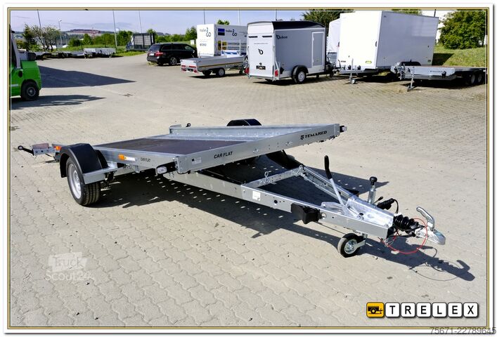 Tilhenger for biltransport TEMA Car Flat 3518U 1800 kg Einachser