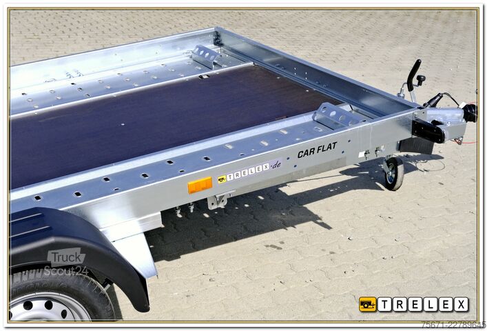 Tilhenger for biltransport TEMA Car Flat 3518U 1800 kg Einachser