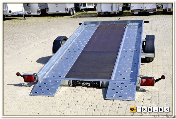 Tilhenger for biltransport TEMA Car Flat 3518U 1800 kg Einachser