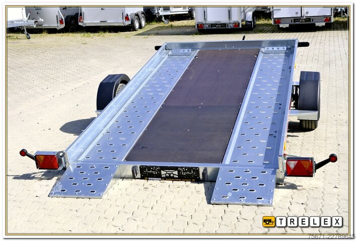 Tilhenger for biltransport TEMA Car Flat 3518U 1800 kg Einachser