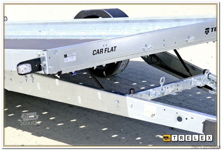 Tilhenger for biltransport TEMA Car Flat 3518U 1800 kg Einachser