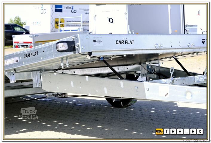 Tilhenger for biltransport TEMA Car Flat 3518U 1800 kg Einachser