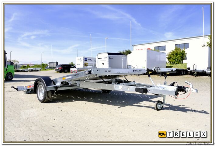Tilhenger for biltransport TEMA Car Flat 3518U 1800 kg Einachser