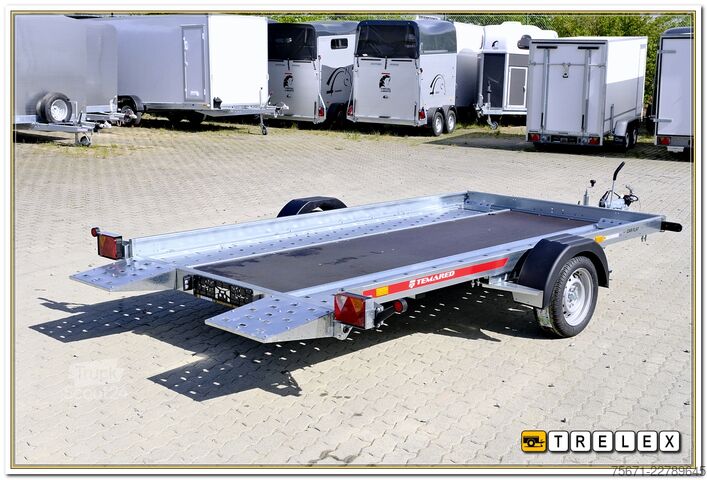 Tilhenger for biltransport TEMA Car Flat 3518U 1800 kg Einachser