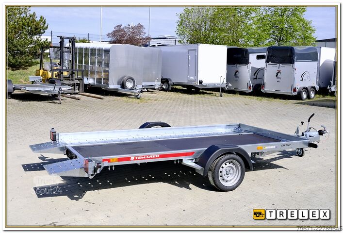 Tilhenger for biltransport TEMA Car Flat 3518U 1800 kg Einachser