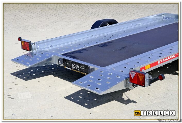 Tilhenger for biltransport TEMA Car Flat 3518U 1800 kg Einachser