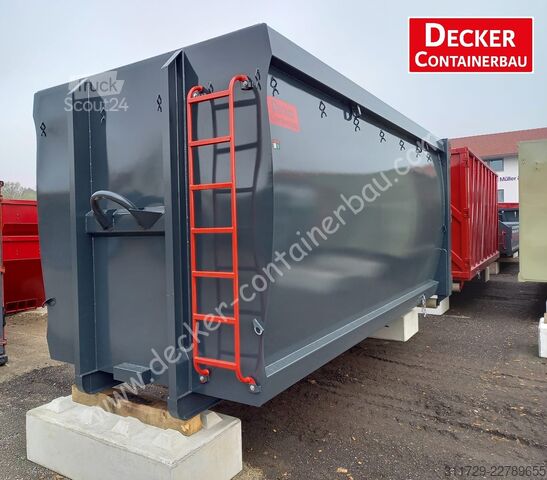 Krokcontainer Decker Containerbau Abrollcontainer, ECO ca.34 m³,Flügeltür
