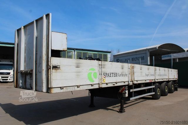 Відкритий напівпричіп DOLL P3H - TELESKOP 7,7 m - TELESATTEL Nr.: 125