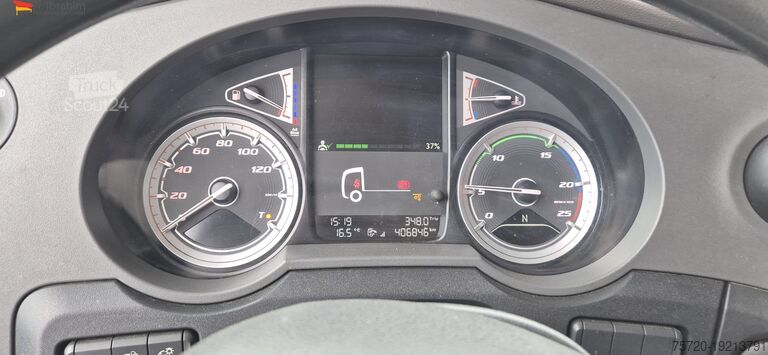 Tentinė platforma sunkvežimis Daf XF 450 FAR Edscha Liftachse auch als Komplettzug !!