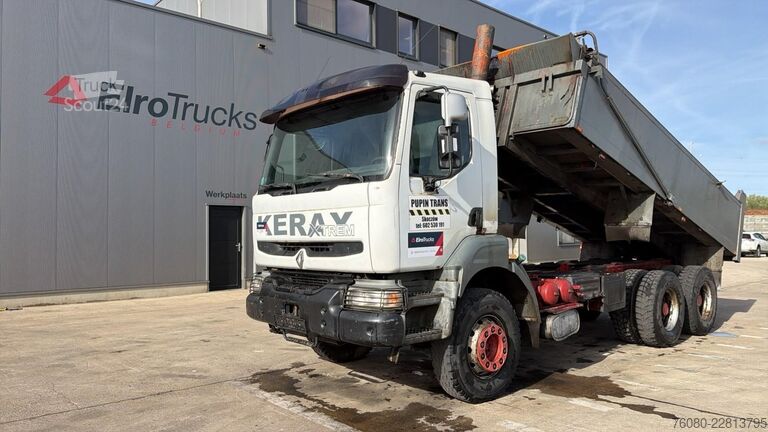 Kipper Renault Kerax 300 (POMPE MANUELLE / LAMES / STEEL / MAN...