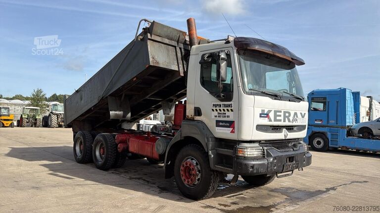 Kipper Renault Kerax 300 (POMPE MANUELLE / LAMES / STEEL / MAN...