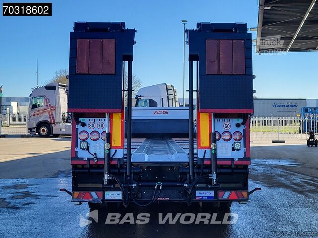 Chargeur bas GVN LOWBED 4 axles NEW! Lifting Axle + 2x Steering ...