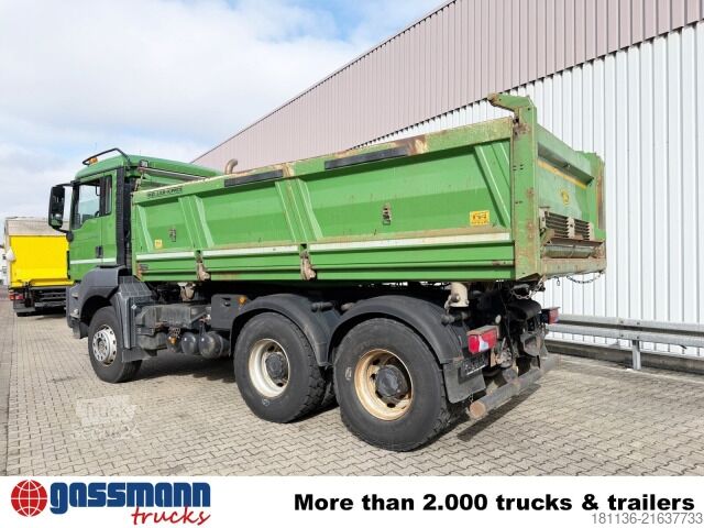Tipper truck MAN TGS 26.500 6x4 BB, Intarder, Bordmatik