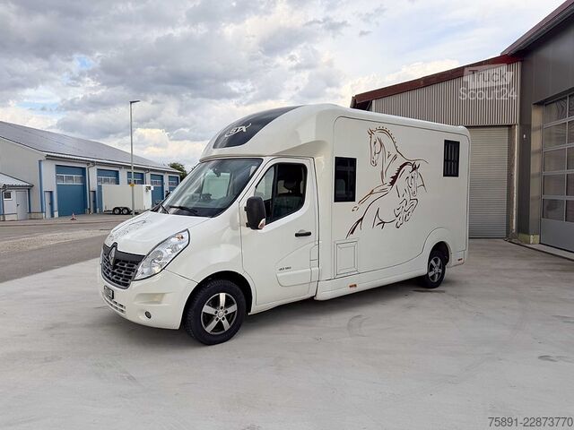Transporteur de bétail Renault Master Pferdetransporter  5 Sitzer Automatik