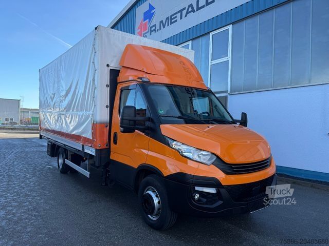 Kravas automašīna ar furgonu un celtni IVECO 72-210 HI Matic Rollplane Palfinger PC 3800
