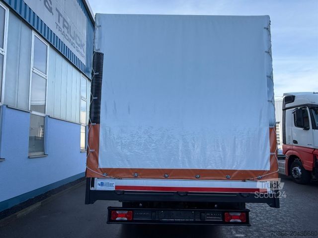 Kravas automašīna ar furgonu un celtni IVECO 72-210 HI Matic Rollplane Palfinger PC 3800