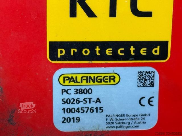 Фургон с брезентова завеса IVECO 72-210 HI Matic Rollplane Palfinger PC 3800