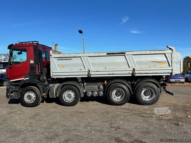 Damperli kamyon RENAULT C450 Comfort*8x4*Bordmatik*Meiller*ServoTwin