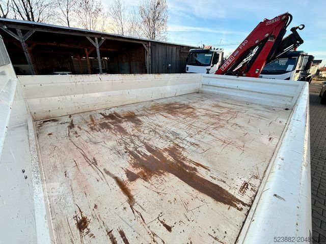 Trijų pusių savivartis sunkvežimis RENAULT D250 DTI8 Fassi F90B.1.22 E*FUNK*AHK*NEUWERTIG