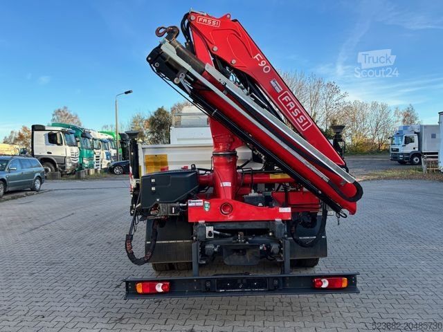 Platforminis sunkvežimis RENAULT D250 DTI8 Fassi F90B.1.22 E*FUNK*AHK*NEUWERTIG