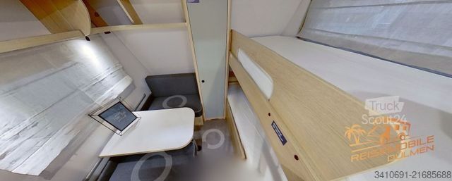 Caravane LMC Style Lift 500 K Stockbetten Rundsitzgruppe