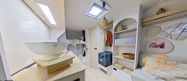 Caravane LMC e-dero 470 K Familienfreundlich Stockbetten