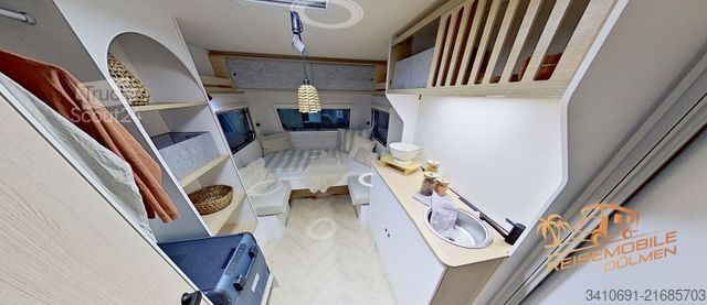 Caravane LMC e-dero 470 K Familienfreundlich Stockbetten