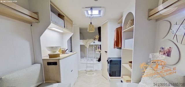 Caravane LMC e-dero 470 K Familienfreundlich Stockbetten