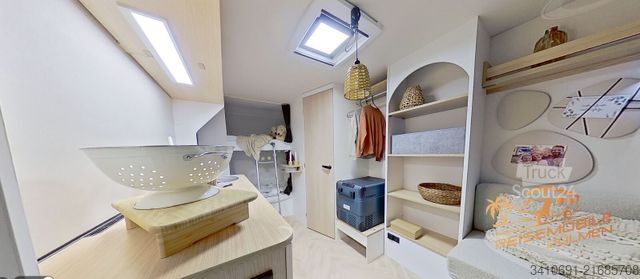 Caravane LMC e-dero 470 K Familienfreundlich Stockbetten