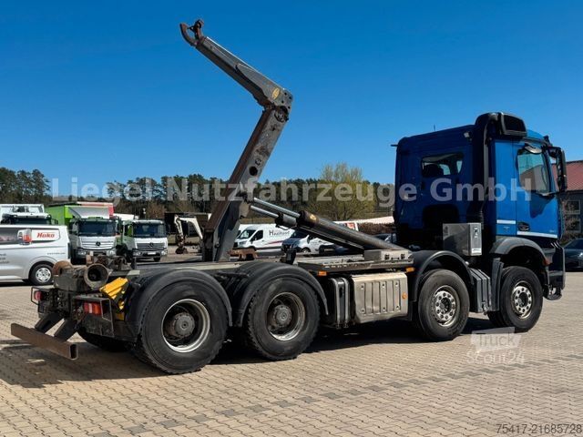 Autocamion cu cârlig pentru containere MERCEDES-BENZ Arocs 3245 BBLL*Meiler Abrollkipper RK 30 60L*