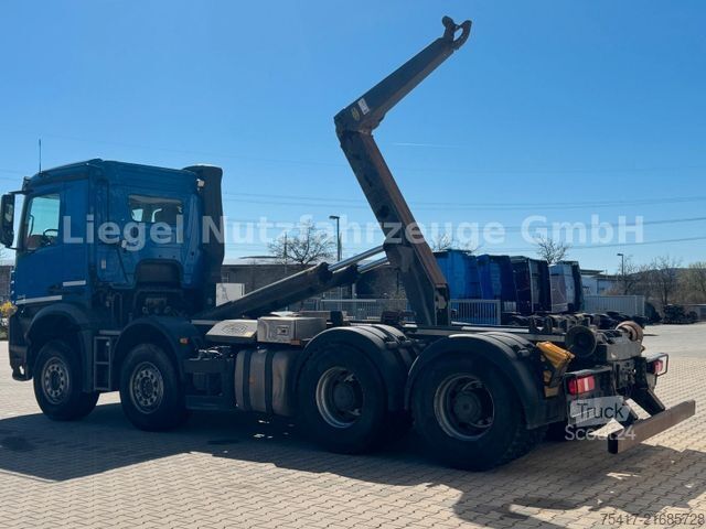 Autocamion cu cârlig pentru containere MERCEDES-BENZ Arocs 3245 BBLL*Meiler Abrollkipper RK 30 60L*