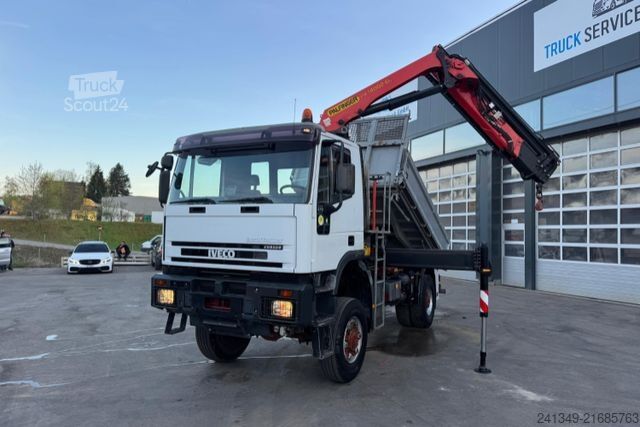 Macara montată pe camion IVECO Cursor 270 4x4 Palfinger PK14002-4 2018