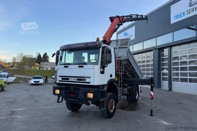 Macara montată pe camion IVECO Cursor 270 4x4 Palfinger PK14002-4 2018