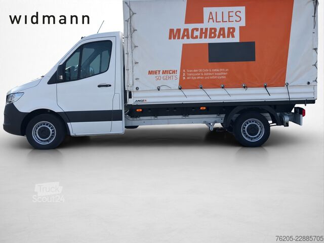 Furgão cortina de lona Mercedes-Benz Sprinter 315 CDI Pritsche Plane KlimaA