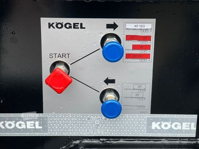 Vaihtolava-puoliperävaunu KÖGEL S24-2 BDF-Auflieger verlängerbar Liftachse *NEU*