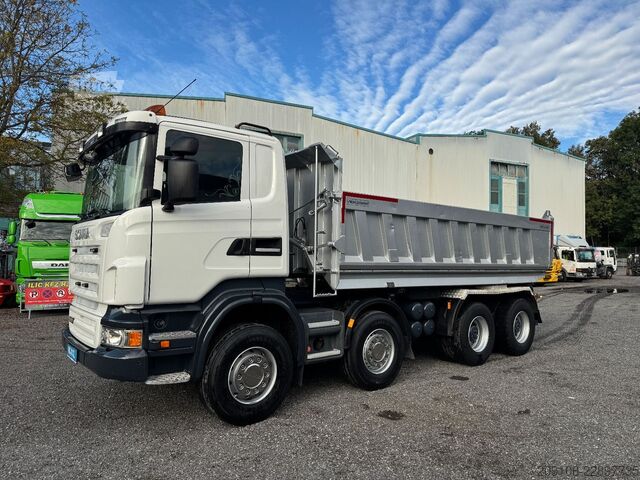 Sklápěcí vůz SCANIA R 480 Retarder 8x4 Bortmatik Stahl Kipper