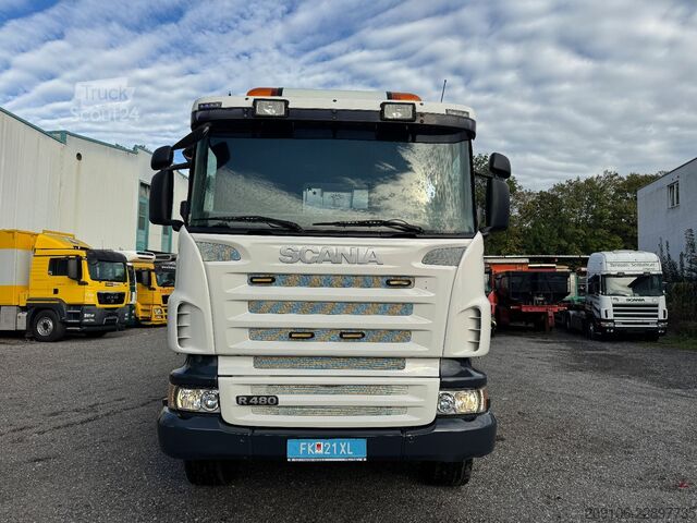 Sklápěcí vůz SCANIA R 480 Retarder 8x4 Bortmatik Stahl Kipper