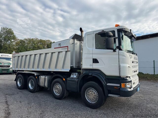 Sklápěcí vůz SCANIA R 480 Retarder 8x4 Bortmatik Stahl Kipper
