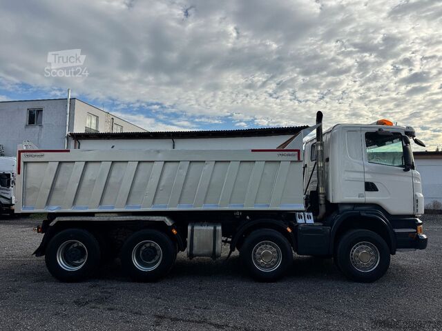 Sklápěcí vůz SCANIA R 480 Retarder 8x4 Bortmatik Stahl Kipper