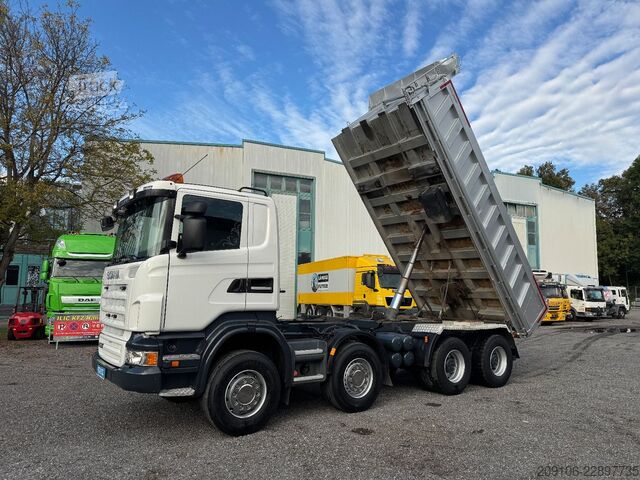 Sklápěcí vůz SCANIA R 480 Retarder 8x4 Bortmatik Stahl Kipper